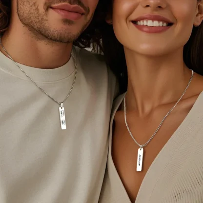 Custom Eyes Photo Necklace - Image 5